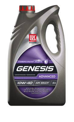  GENESIS ADVANCED 10W-40